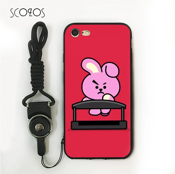 SCOZOS bt21 bts (5) чехол для телефона мягкий Iphone X 5 5S Se 6 S 7 8 плюс |