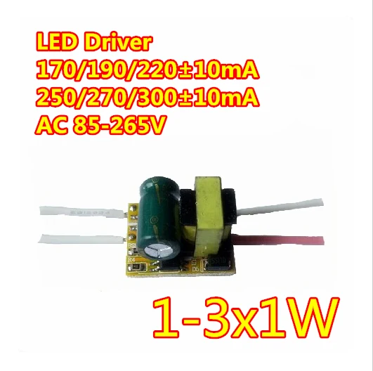 

Трансформаторы освещения 1-3x1w, входной ток 85-277 В, 110 мА, 3-10 В, внешний драйвер мощности для ламп «сделай сам» 220 В, В, 1 Вт, 3 Вт
