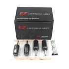 Картриджи для татуажа 25 мм EZ, ручки для татуажа, трубки, 1 дюйм, дискретность для лайнера, черные для картриджей, стильные иглы, 20 шт.лот