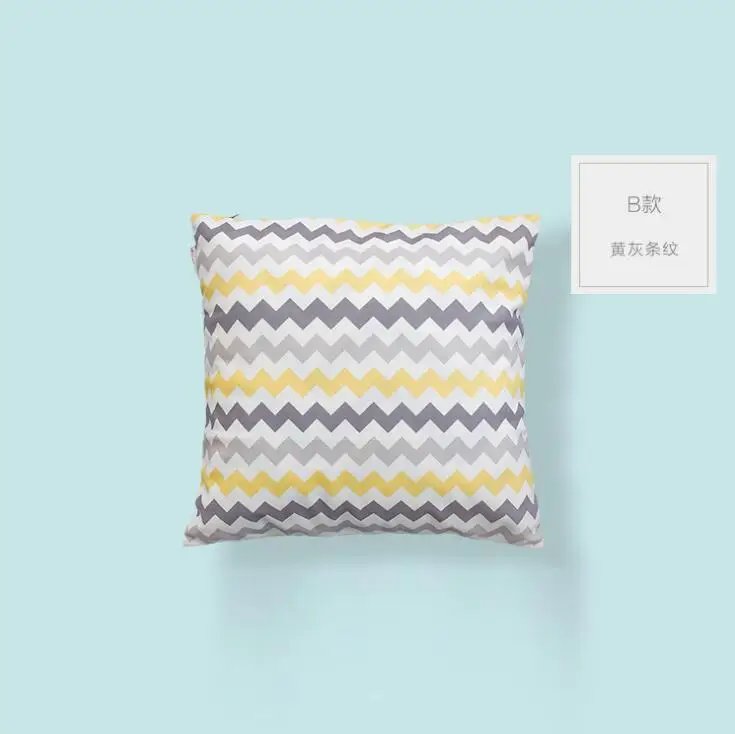 Простой полосатый Наволочки хлопок детские Декоративные Чехлы кровать игровая