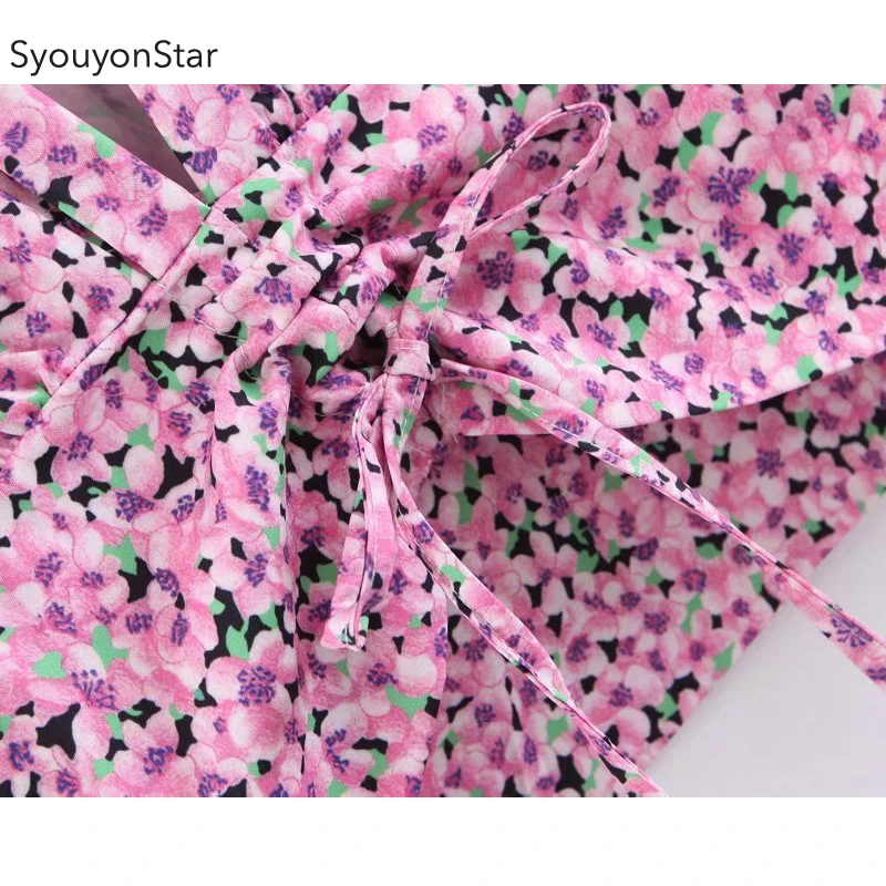 Блузка женская youyonstar фиолетовая блузка с коротким рукавом и треугольным вырезом