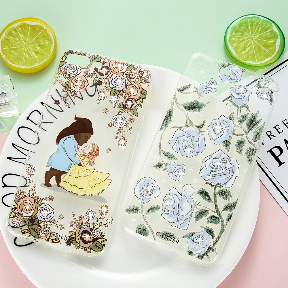 Чехол Caseier Girly Cute Unicorn Для iPhone 6 S блестящий мягкий чехол со стразами и фламинго для