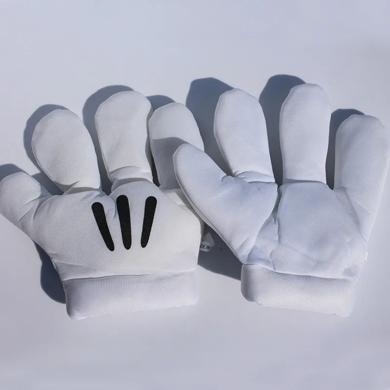 5 парт 10 дюймов 25 см Микки Минни Маус милые белые перчатки мягкие плюшевые игрушки