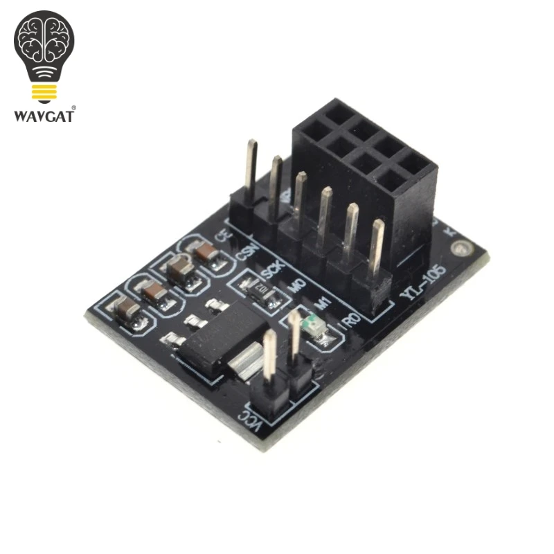 Новая плата адаптера разъема для 8Pin NRF24L01 модуль беспроводной передачи 51|board