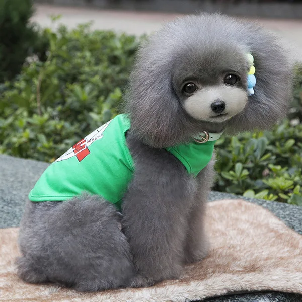 Летняя одежда для животных Рубашка с рисунком Собаки Pet Одежда котов черепаха