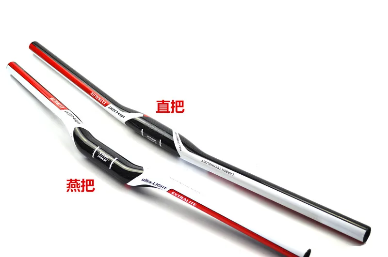 Полностью из углеродного волокна комплект рулей для велосипеда 3k Руль + стержень