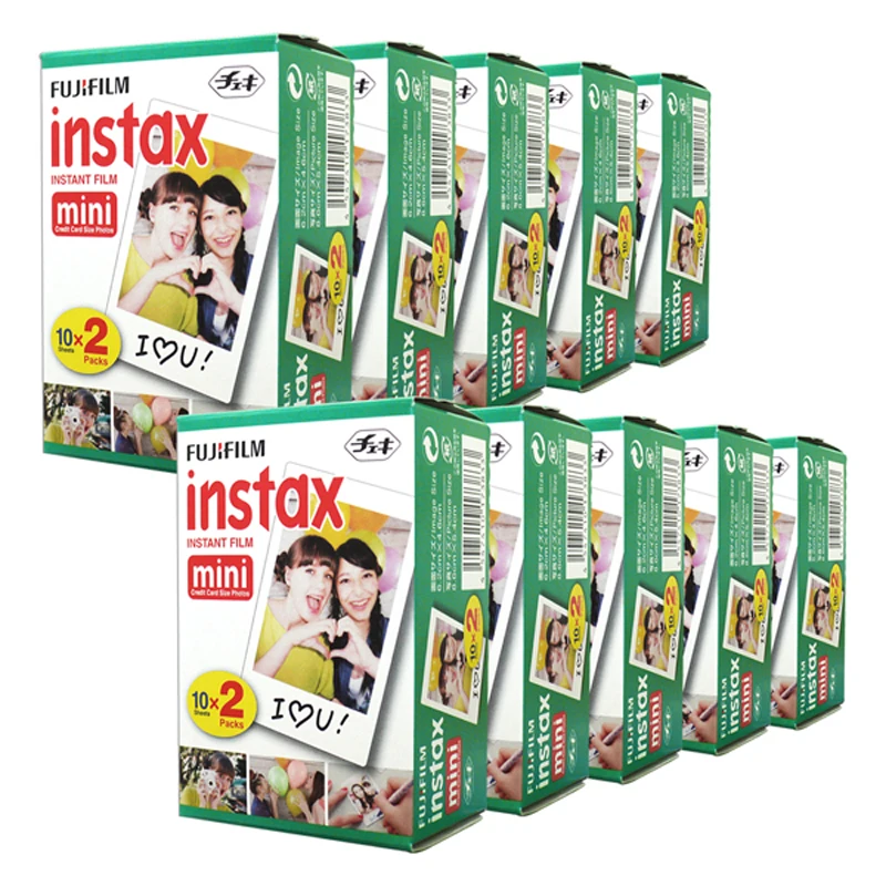 Fujifilm Instax Mini 200 пленка мгновенный белый край для Fuji 7s 8 + 9 25 50s 70 90 300 SP 1 2 принтер|instax
