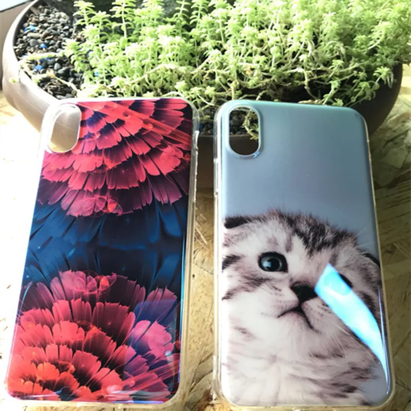 E-SKY Blue Ray рисунком чехол для iPhone 6s 6 7 8 плюс Мягкие силиконовые Симпатичные случаи
