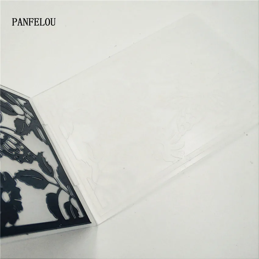 PANFELOU Easter Lace butterflies Embossing folders Plastic For Scrapbooking DIY Template Fondant Cake Photo Album Card Making | Дом и сад