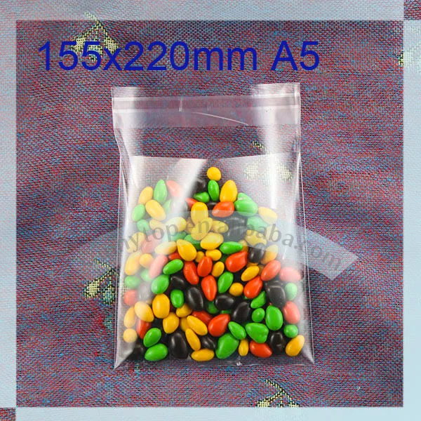Clear self seal opp bag (155x220mm) High quality clear cellophone plastic | Дом и сад