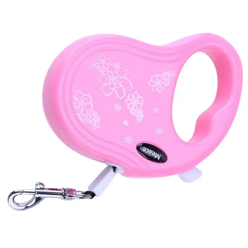 3M Retractable Dog Leash Traction Rope Pet Dog/Cat Puppy Walking Lead Perfect for small and medium pets Blue/Pink | Дом и сад