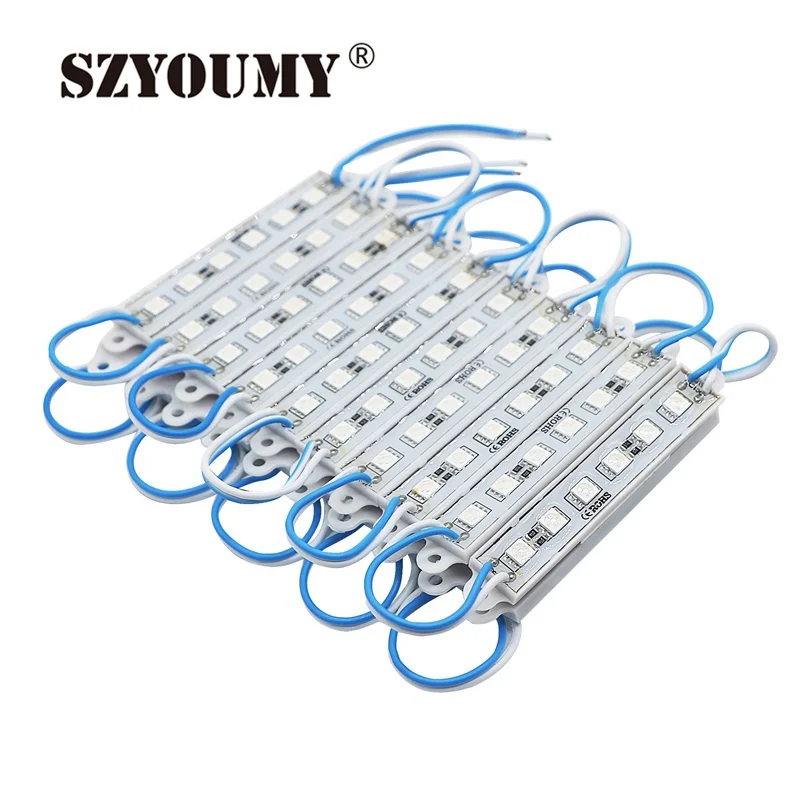 SZYOUMY 200 шт./лот 5050 6 светодиодный модуль освещения DC12V водонепроницаемые