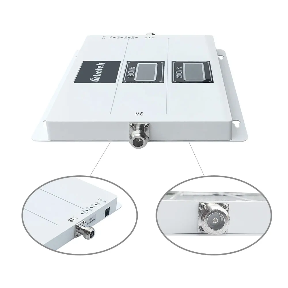 Усилитель сигнала Lintratek GSM 1800 МГц 3G WCDMA 2100 4G LTE с AGC #35|signal booster gsm|signal boostercell phone repeater |