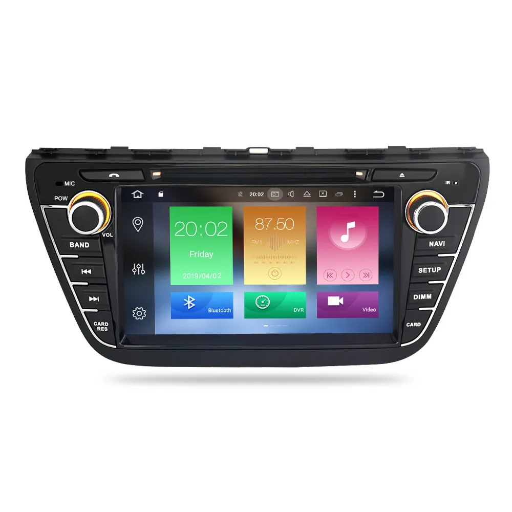 Android 9 0 автомобильный dvd-радиоплеер для Suzuki SX4 S-Cross 2014 2015 2016 аудио gps Мультимедиа