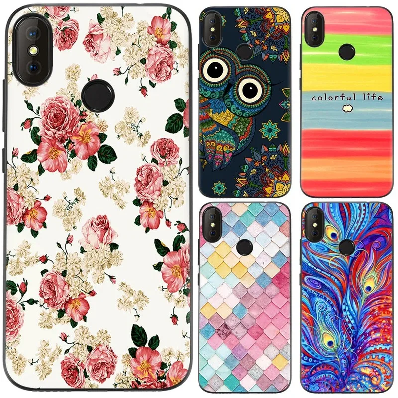 Missbuy Flyman Case For Doogee X70 Cute Cartoon Animal Painted Cases X 70 Soft Silicone Slim Floral Marble Cover |