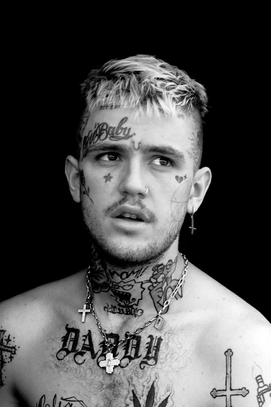 CL1014 Lil Peep Music Raper холст живопись современные декоративные настенные картины для гостиной плакаты и принты искусство без рамки - Цвет: CL1014