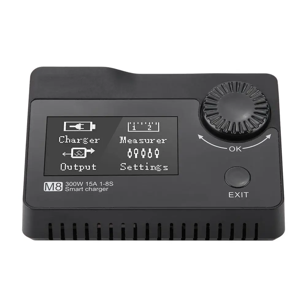 ToolkitRC M8 300 Вт 15A 2-8S LiPo зарядное устройство Dis зарядное устройство Cell Checker Servo тестер Lipo батарея для RC FPV гоночный Дрон