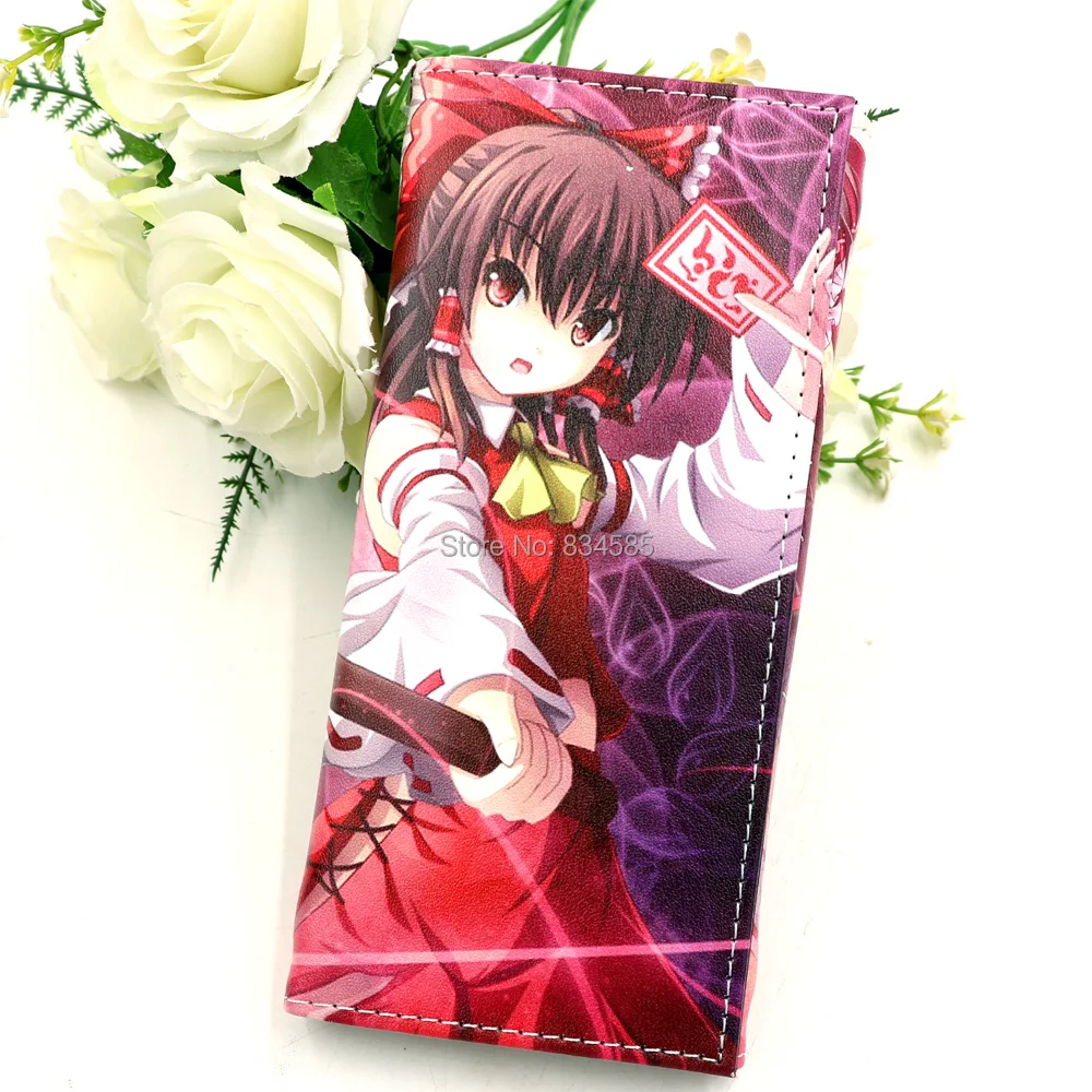 Аниме TouHou проект Юкари Якумо длинный синтетический кожаный модный кошелек клатч кошелек
