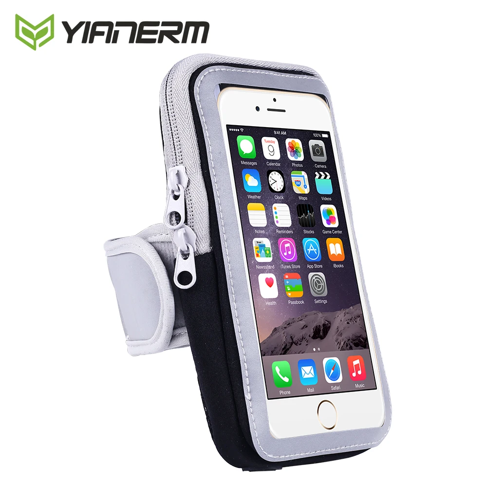 Yianerm Sport Running Arm Band Bag for iPhone 6 6s Plus Phone Case Breathable Outdoor Pouch For Samsung Xiaomi Huawei 4-5.5 Inch | Мобильные