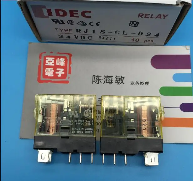 Горячая новинка реле RJ1S CL D24 RJ1SCLD24 RJ1SCL 24VDC DC24V DIP5 10 шт./лот|lot tablet|lots descendantslot of fishing lures