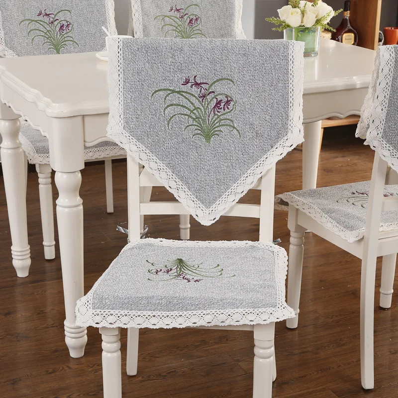 Linen Seat Cushion Home Decor Dining Chair Back Cover Floor Office Outdoor Pad Square Striped Mat 45x45cm | Дом и сад