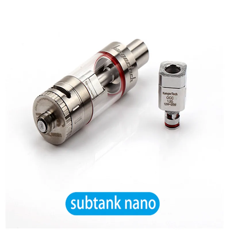 Оригинальный Kangertech Subtank Nano испаритель электронная сигарета распылитель Sub Ом Vape
