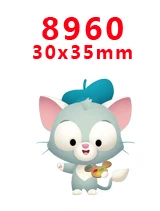 8960 30 шт. с героями мультфильмов плоское украшение из смолы PR 8954 - Цвет: 8960
