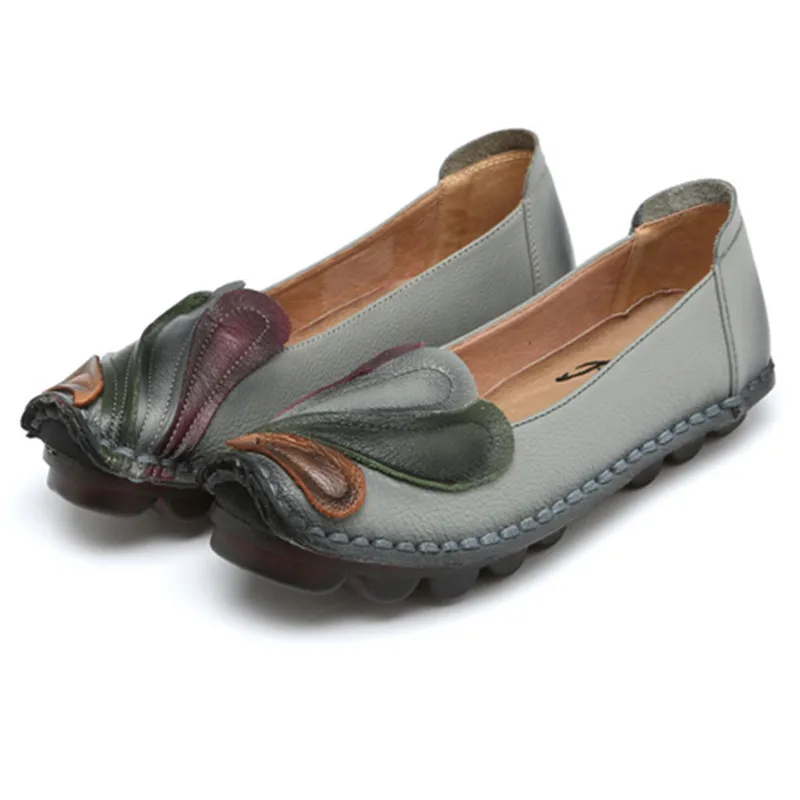 Aardimi ручной Китай Национальный Стиль Женская обувь из натуральной кожи Винтаж