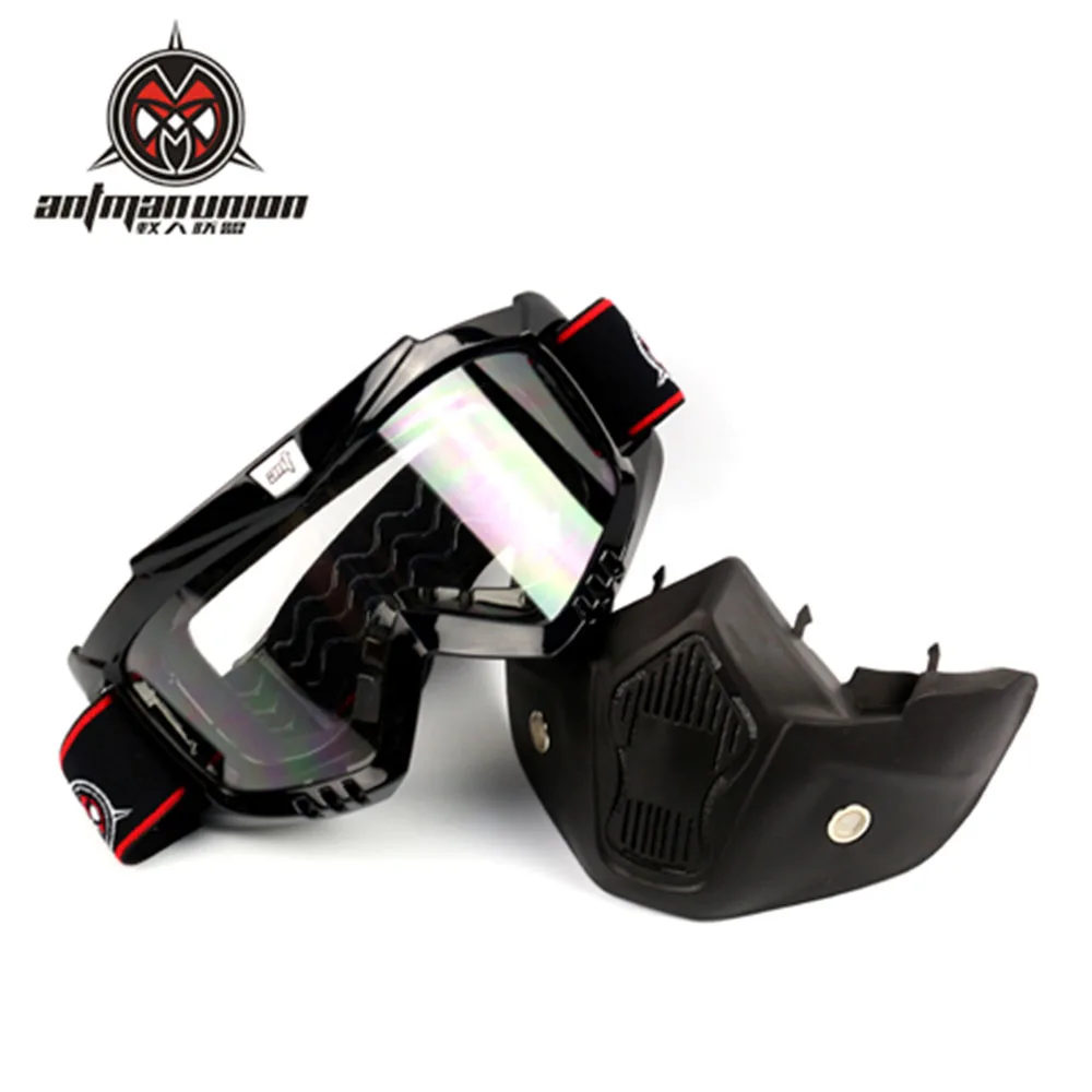 Мото маска пыли мотокросса антман Union рот фильтр для Кафе Racer модульная Moto Винтаж