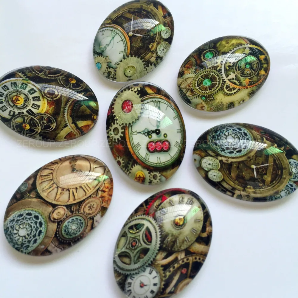 10 шт. фотообои для ювелирных изделий 30 х40 мм|supplies for jewelry|photo glass cabochonsglass cabochon |