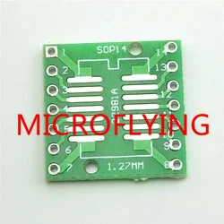 Комплект печатной платы 30 шт./лот, SMD адаптер-преобразователь FQFP 32 44 64 80 100 HTQFP QFN48 SOP SSOP TSSOP 8 16 24 28