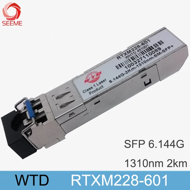

WTD RTXM228-601 одномодовый модуль SFP + 6,144G 1310nm 2km SM RRU