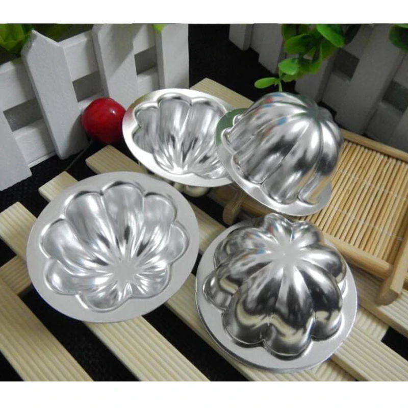 

12pcs Wholesale Aluminium Alloy Cake Molds Flower Cake Molds Puddy Molds