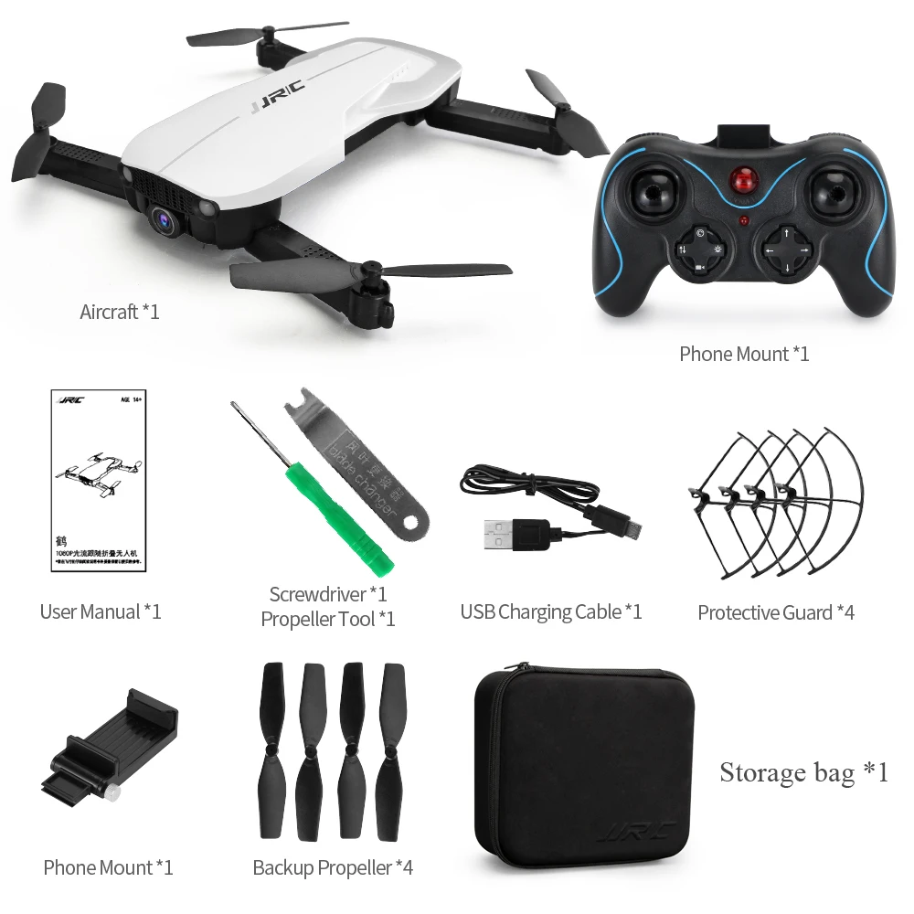 Складной Радиоуправляемый Дрон 2 4 ГГц 1080P WIFI FPV камера Квадрокоптер с удержанием