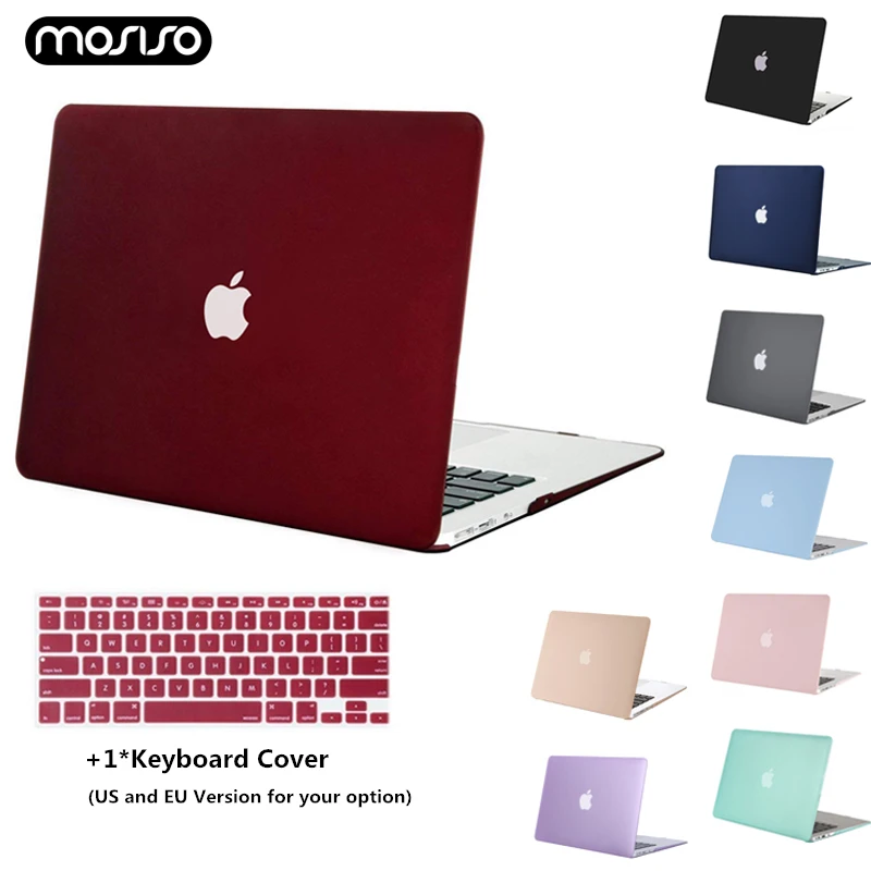 MOSISO новейший матовый чехол для ноутбука Apple MacBook Air Pro retina 11 12 13 mac book 3 cove + крышка