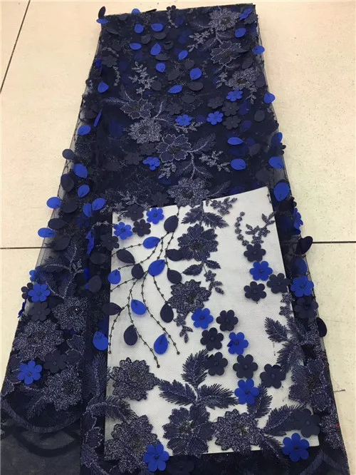AF42 Free shipping (5yards/pc) black African French net lace fabric fashion appliqued tulle for making party dress | Дом и сад