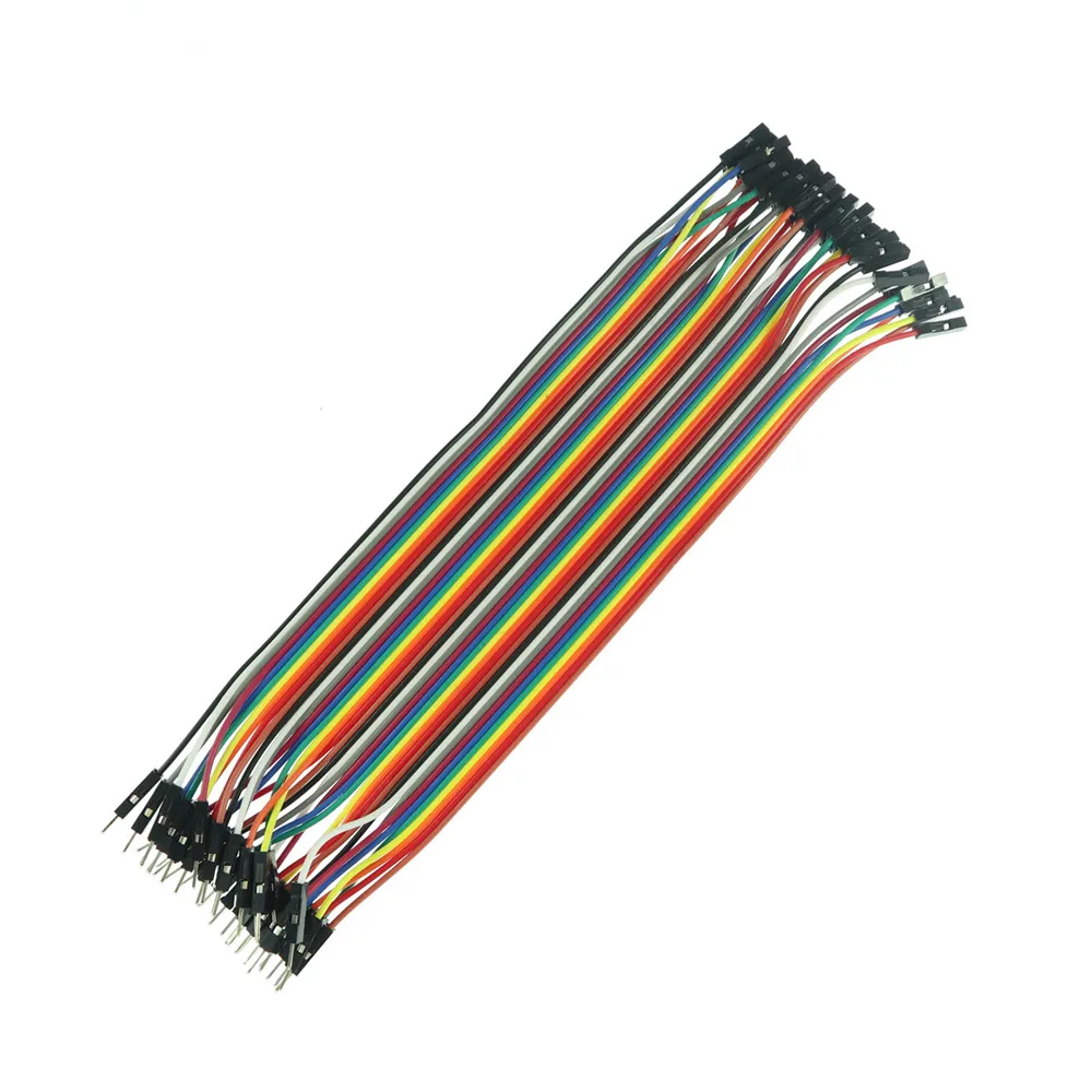 Кабель Dupont 40 шт. в ряд 20 см 2 54 мм 1pin 1p-1p перемычка Мама-папа | Электроника