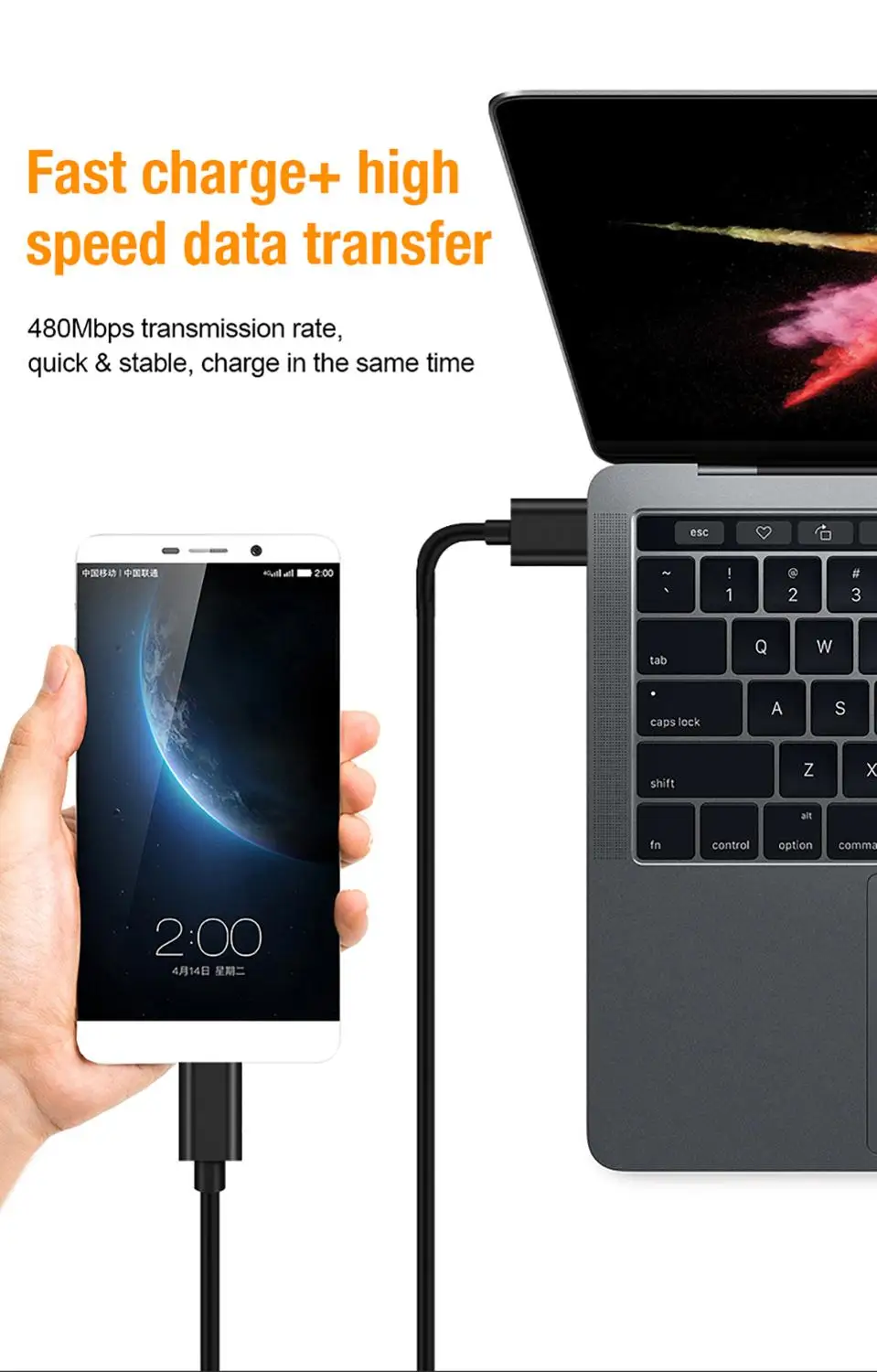 Кабель micro usb белого цвета 1 м/3 3 фута высококачественный кабель быстрой зарядки 2 4