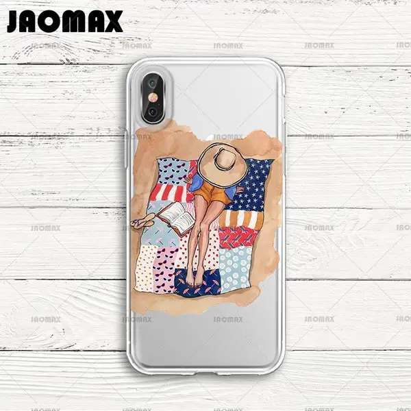 Модный сексуальный пляжный Дорожный Чехол Jaomax для телефона девушек iPhone XS 8 7 6 PLUS X
