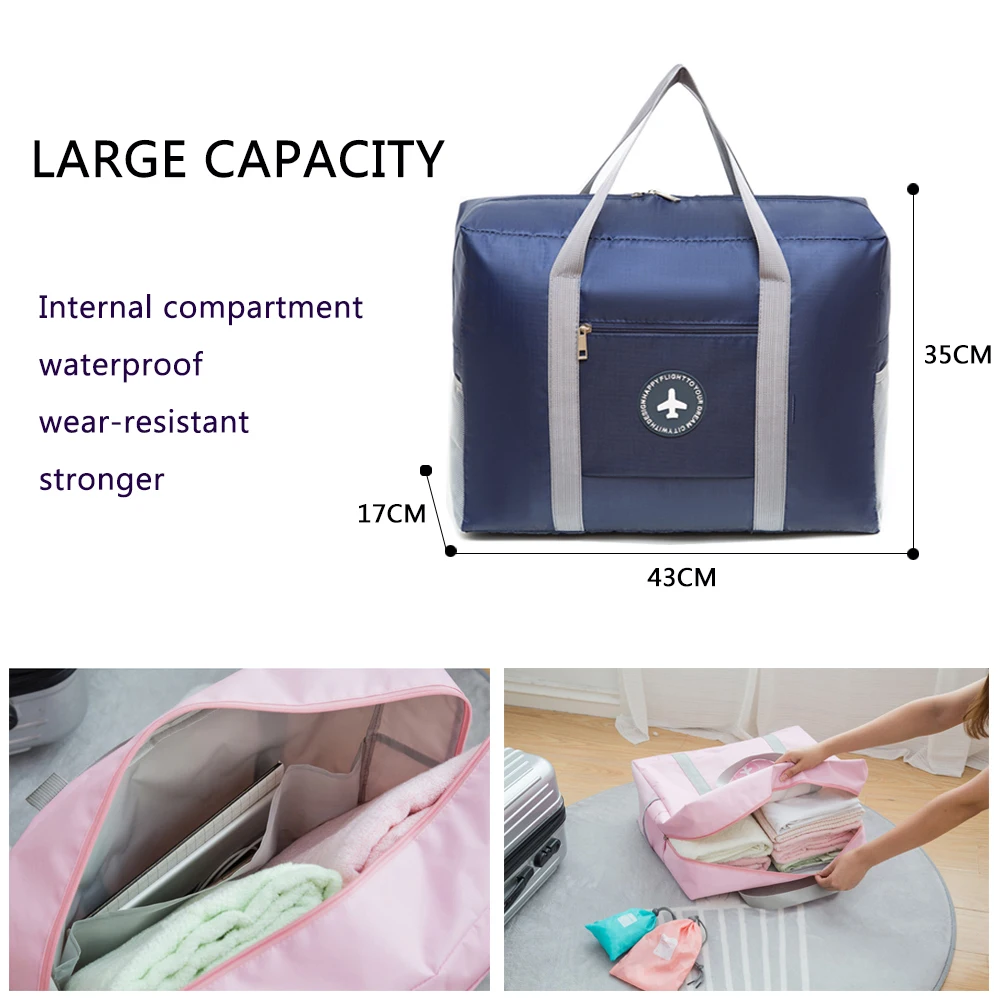 

Packing Cube Travel Bag On Wheels Luggage Cabin Bag Big Women Travel Bag Weekend Large Capacity Foldable Travel Bags For Men