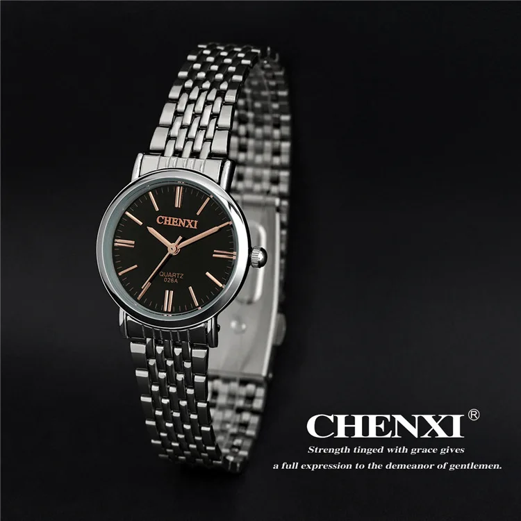 Классический простой из нержавеющей стали часы мужчины
