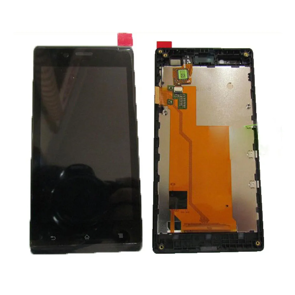 ЖК дисплей и дигитайзер сенсорного экрана для Sony Xperia J ST26a ST26i ST26 черный цвет с