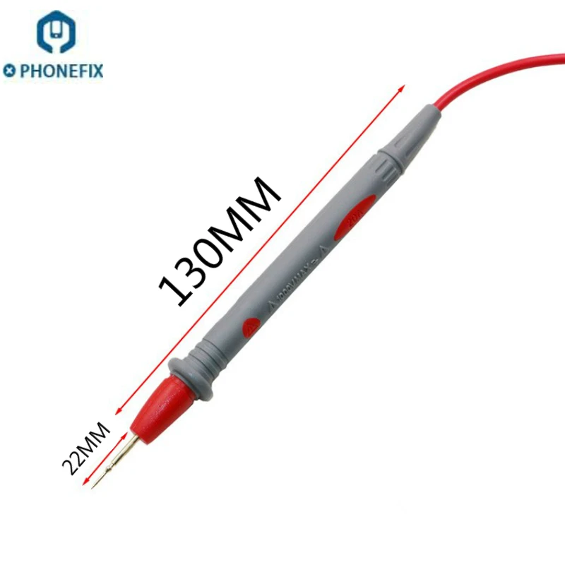 PHONEFIX Универсальный 10 А/20 А Тестовые провода мультиметр Тестовый Кабель напряжения тока с зажимами аллигатора телефон DC кабель питания
