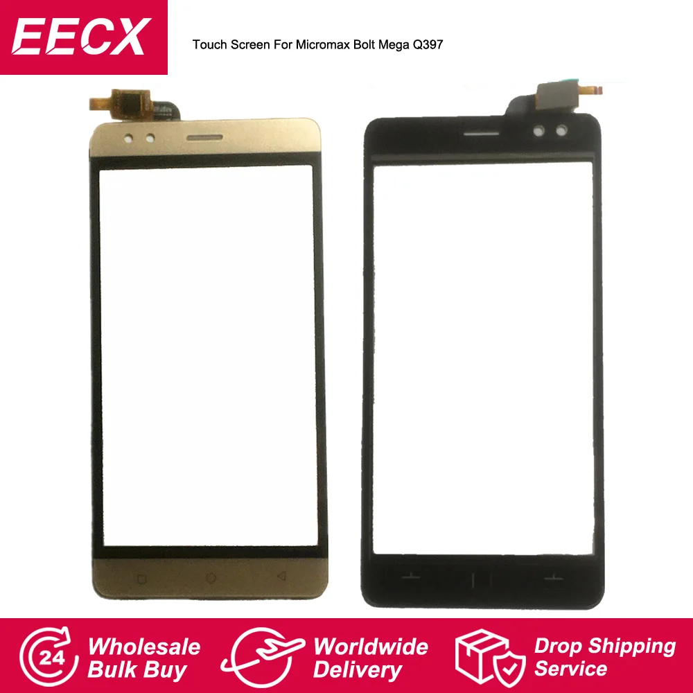 Дигитайзер сенсорного экрана для Micromax Bolt Mega Q397 тачскрин с панелями переднее