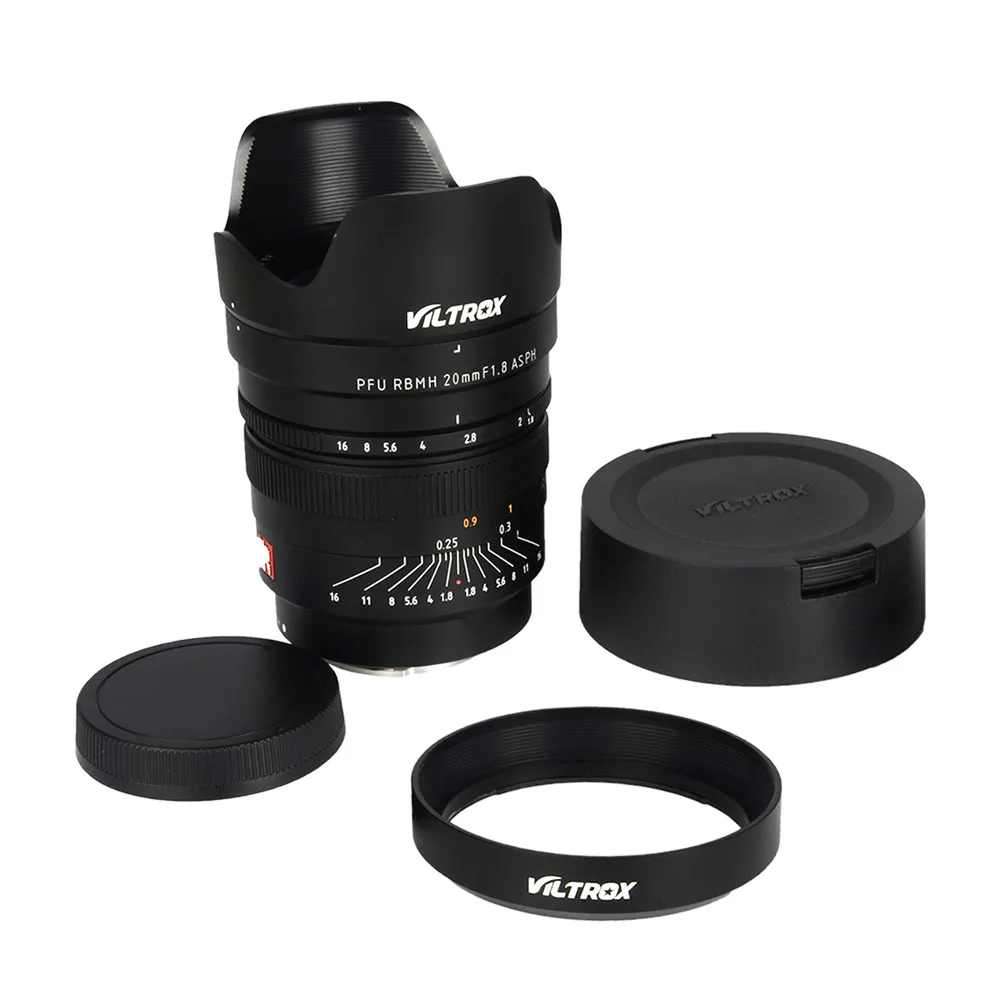 Профессиональный Полнокадровый широкоугольный объектив VILTROX Prime Lens FE 20mm / F1.8 E mount