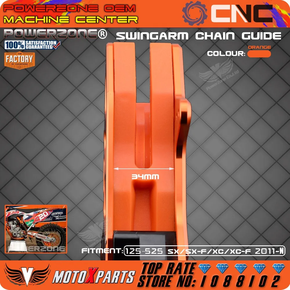 Защитный слайдер для KTM EXC EXCF SX SXF XC XCF XCW 125 530 2008 2015 мотокросса эндуро|motocross enduro|ktm chain