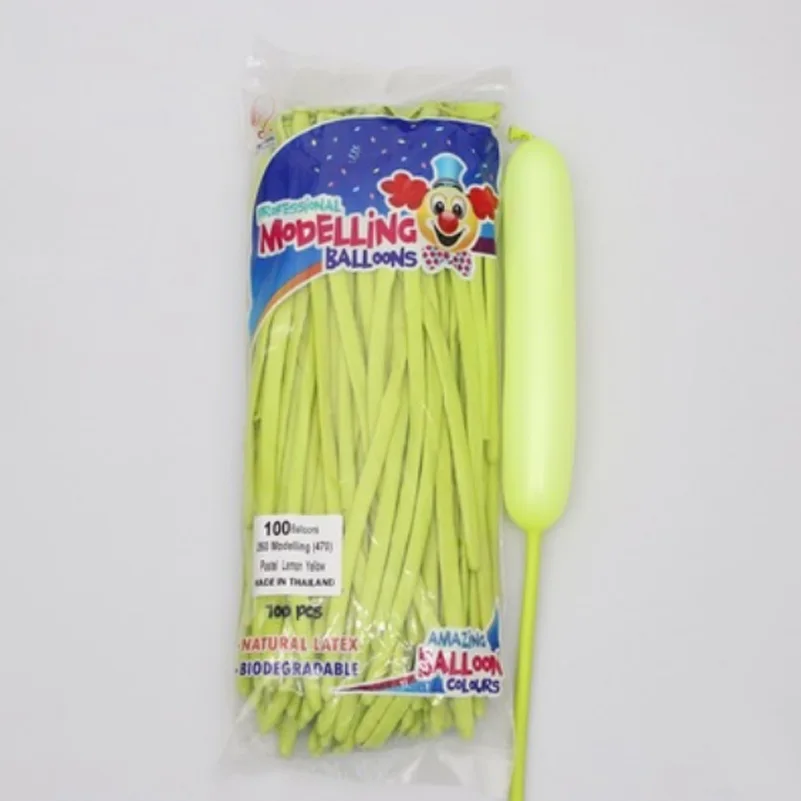 apple green 260 полоски, магический шар, тайские стандартные цвета, животный переплетение, моделирование, 100 шт, толстые свадебные украшения, вечерние принадлежности, Длинная форма - Цвет: apple green