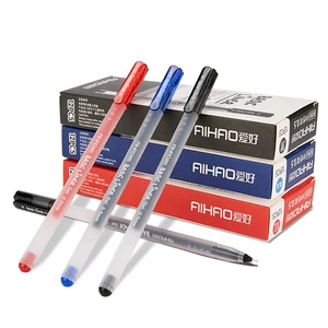 12 шт.лот шариковая ручка с базовым вкладышем для подписи 0,5 мм шариковая ручка 3 Цвета Гелевые чернильные ручки Офисные инструменты школьные принадлежности