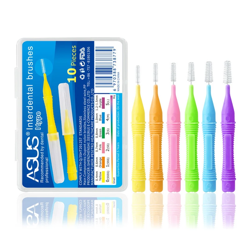 Многоразовая межзубная щетка для взрослых чистка между зубной нитью зубочистка