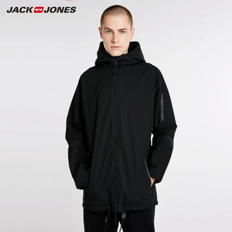 Jack &amp Jones Мужская осенняя куртка с принтом C | 218321550 одежда